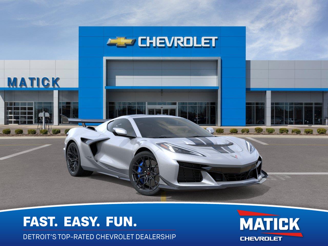 Blade Silver Metallic 2027 Chevrolet Corvette Coupe Rear-Wheel Drive 8-Speed Dual Clutch