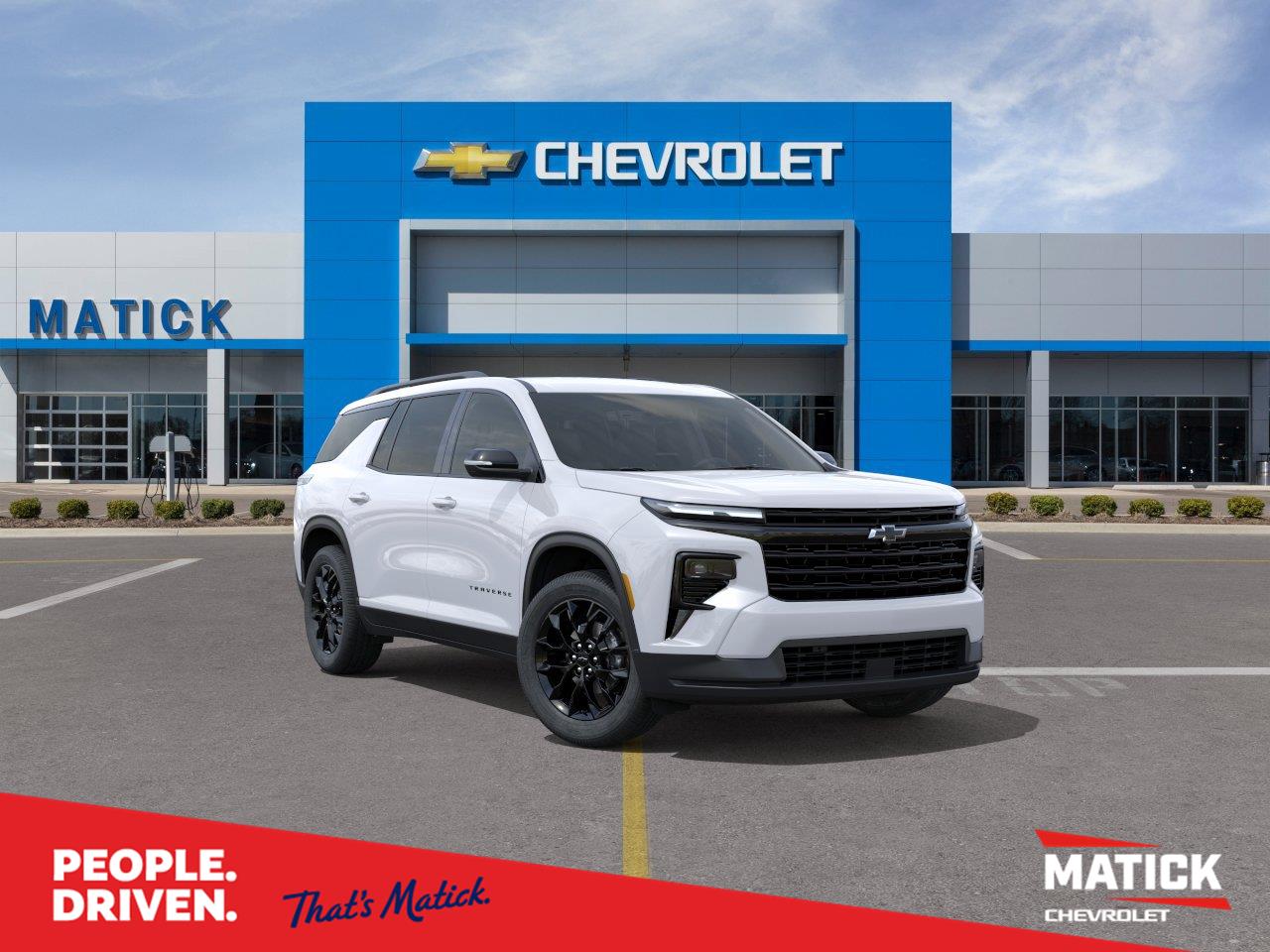 Summit White 2026 Chevrolet Traverse SUV / Crossover Front-Wheel Drive 8-Speed Automatic