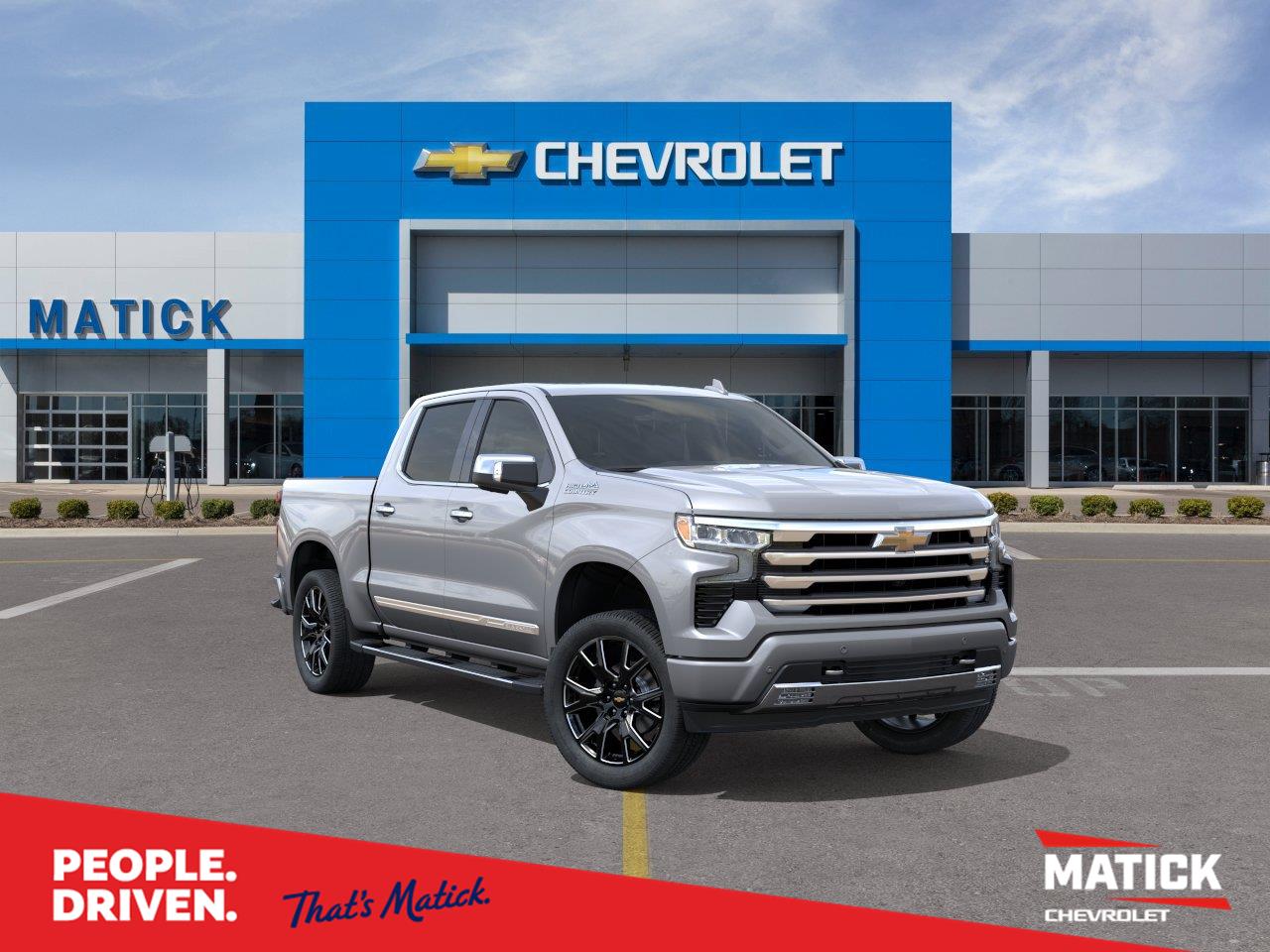 Sterling Gray Metallic 2026 Chevrolet Silverado 1500 Pickup Truck Four-Wheel Drive Automatic