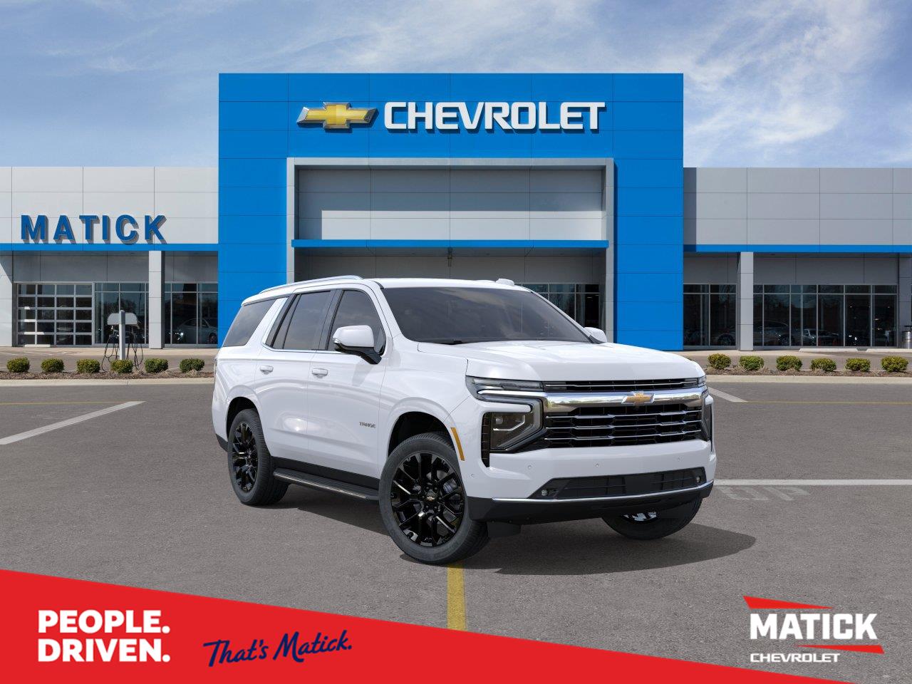 Summit White 2026 Chevrolet Tahoe SUV / Crossover Four-Wheel Drive Automatic