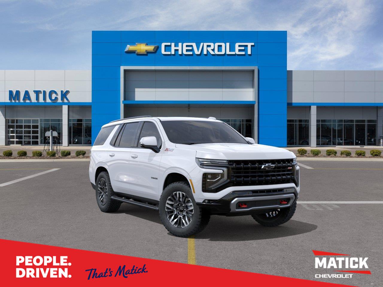 Summit White 2026 Chevrolet Tahoe SUV / Crossover Four-Wheel Drive Automatic