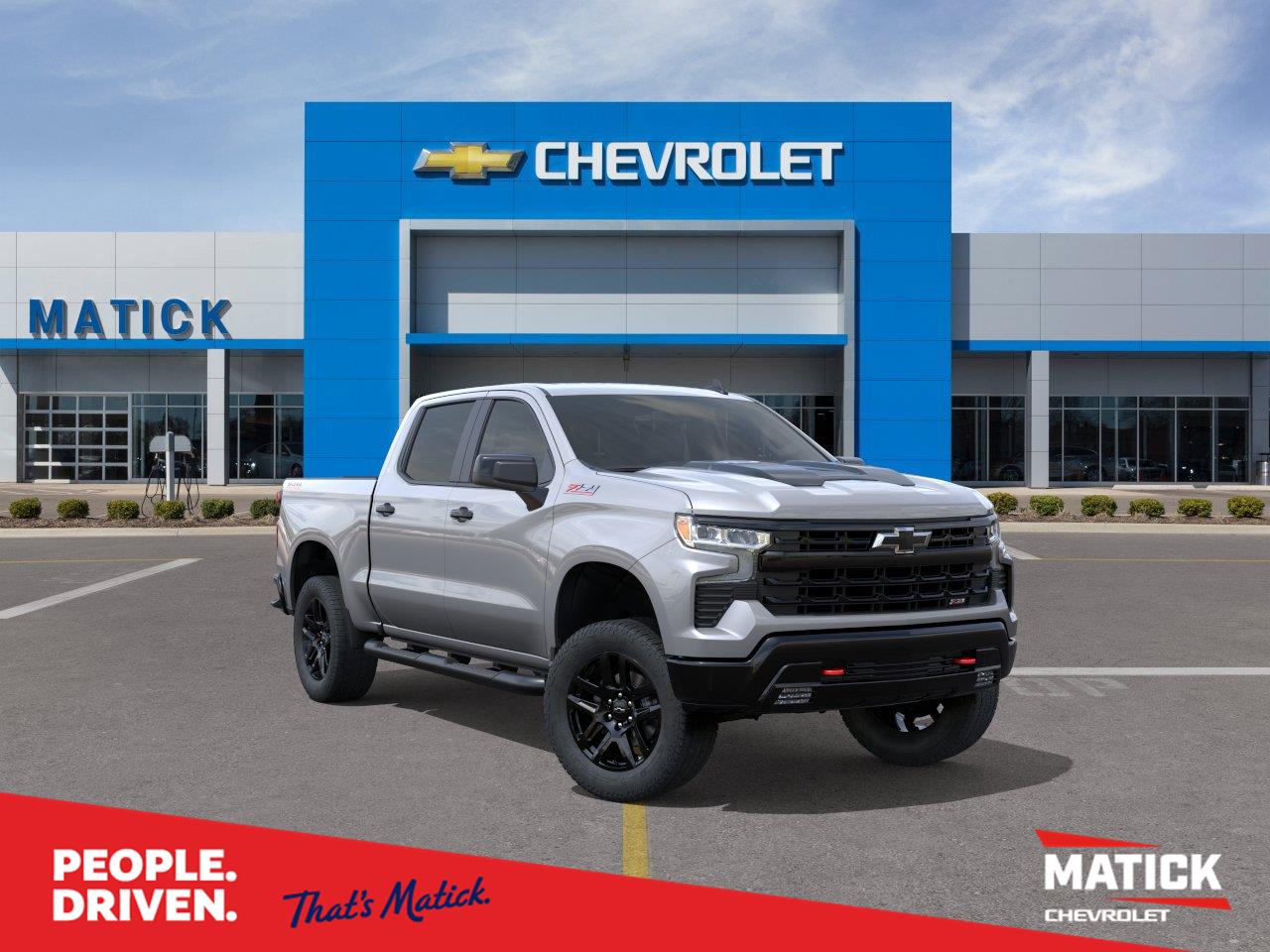 Sterling Gray Metallic 2026 Chevrolet Silverado 1500 Pickup Truck Four-Wheel Drive Automatic