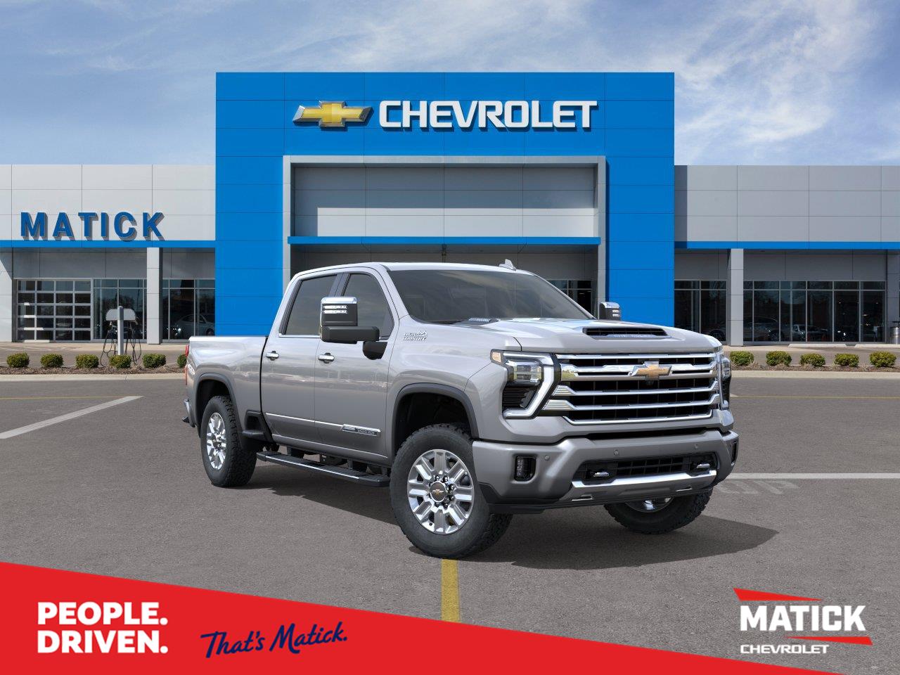 Sterling Gray Metallic 2026 Chevrolet Silverado 2500HD Pickup Truck Four-Wheel Drive Automatic