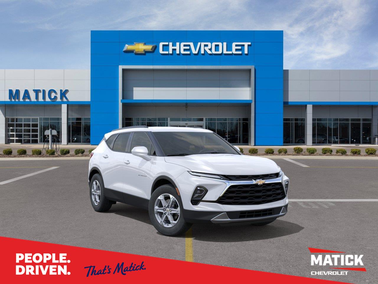 Summit White 2026 Chevrolet Blazer SUV / Crossover  9-Speed Automatic