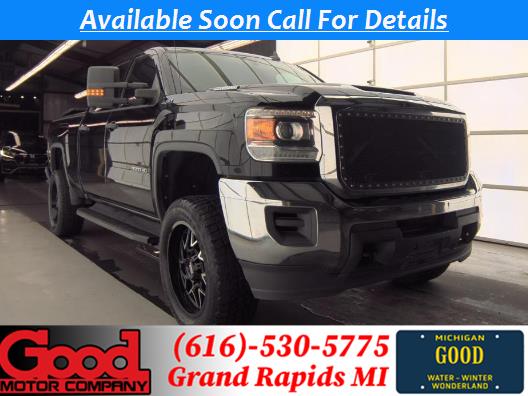 Onyx Black 2018 GMC Sierra 3500HD Base Crew Cab 4WD Pickup Truck Four-Wheel Drive 6-Speed Automatic