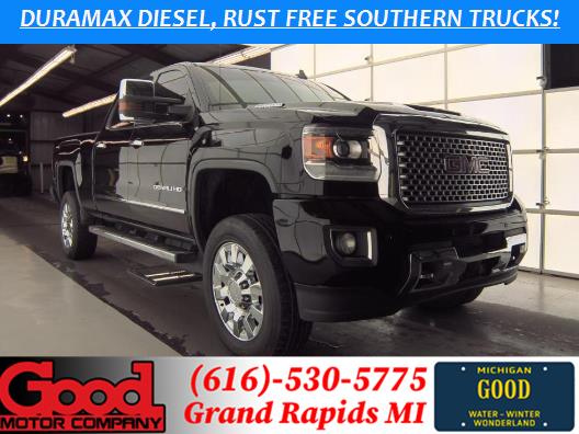 Onyx Black 2017 GMC Sierra 2500HD Denali Crew Cab SB 4WD Pickup Truck Four-Wheel Drive 6-Speed Automatic