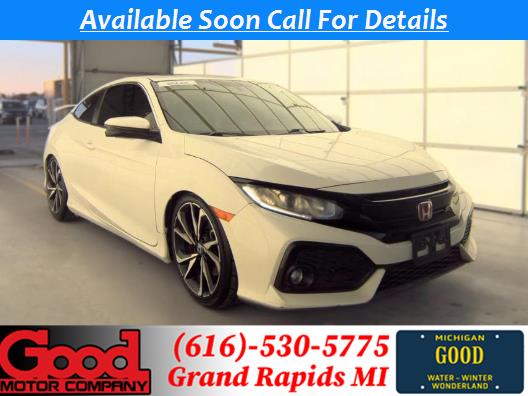 White 2018 Honda Civic Coupe Coupe Front-Wheel Drive 6-Speed Manual
