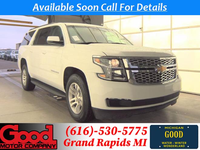 Summit White 2018 Chevrolet Suburban SUV / Crossover Four-Wheel Drive 6-Speed Automatic