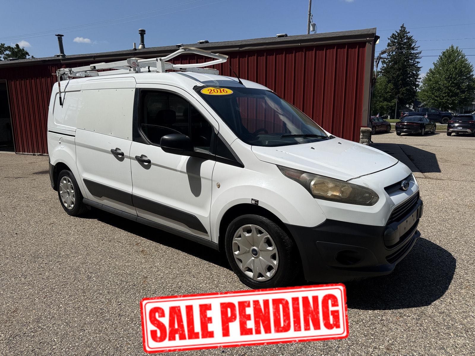 Frozen White 2016 Ford Transit Connect Van Front-Wheel Drive 6-Speed Automatic