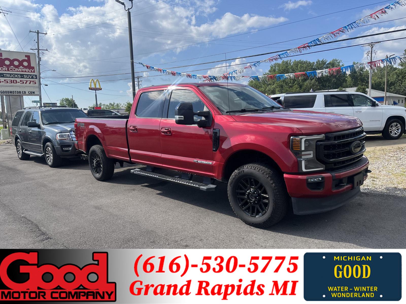 Rapid Red Metallic Tinted Clearcoat 2020 Ford F-350 Super Duty Pickup Truck Four-Wheel Drive Automatic