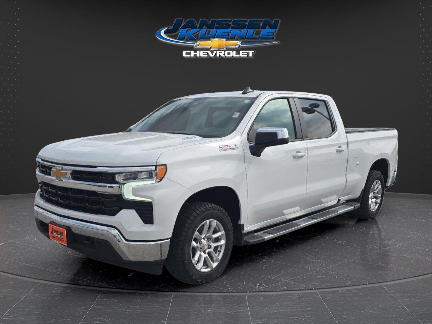 Summit White 2025 Chevrolet Silverado 1500 Pickup Truck Four-Wheel Drive Automatic