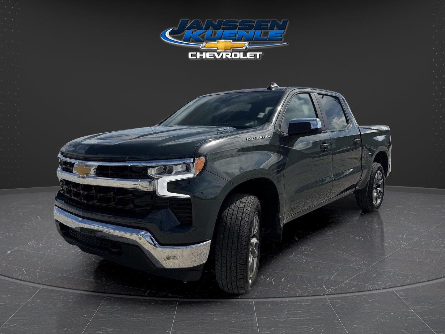 Cypress Gray 2025 Chevrolet Silverado 1500 Pickup Truck Four-Wheel Drive 8-Speed Automatic