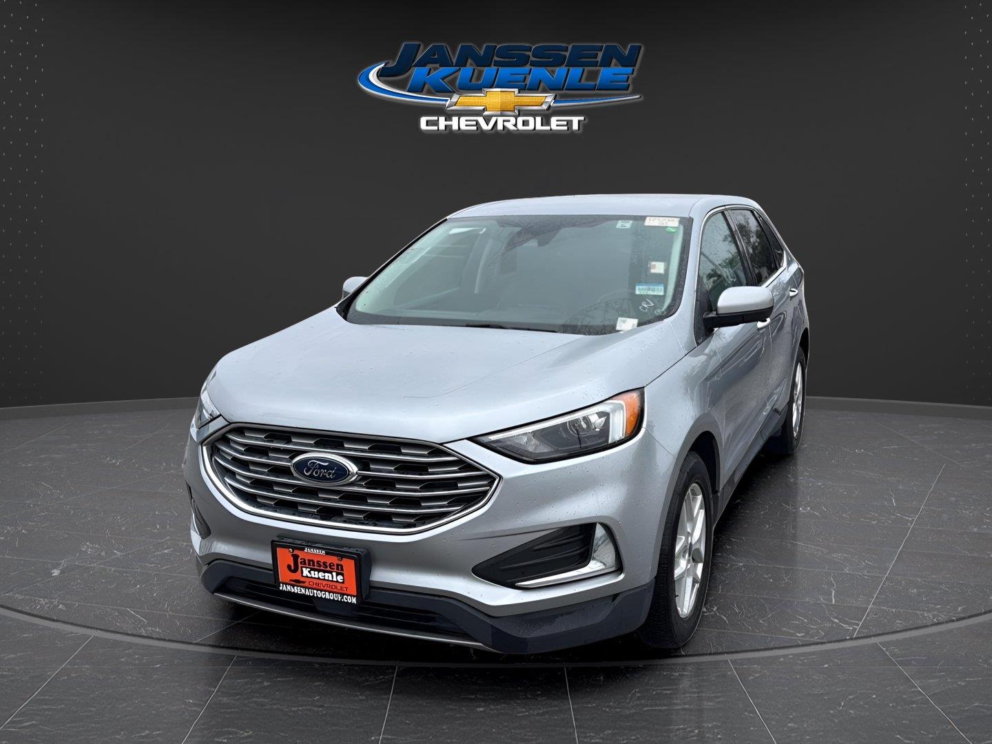 Iconic Silver 2022 Ford Edge SUV / Crossover All-Wheel Drive 8-Speed Automatic