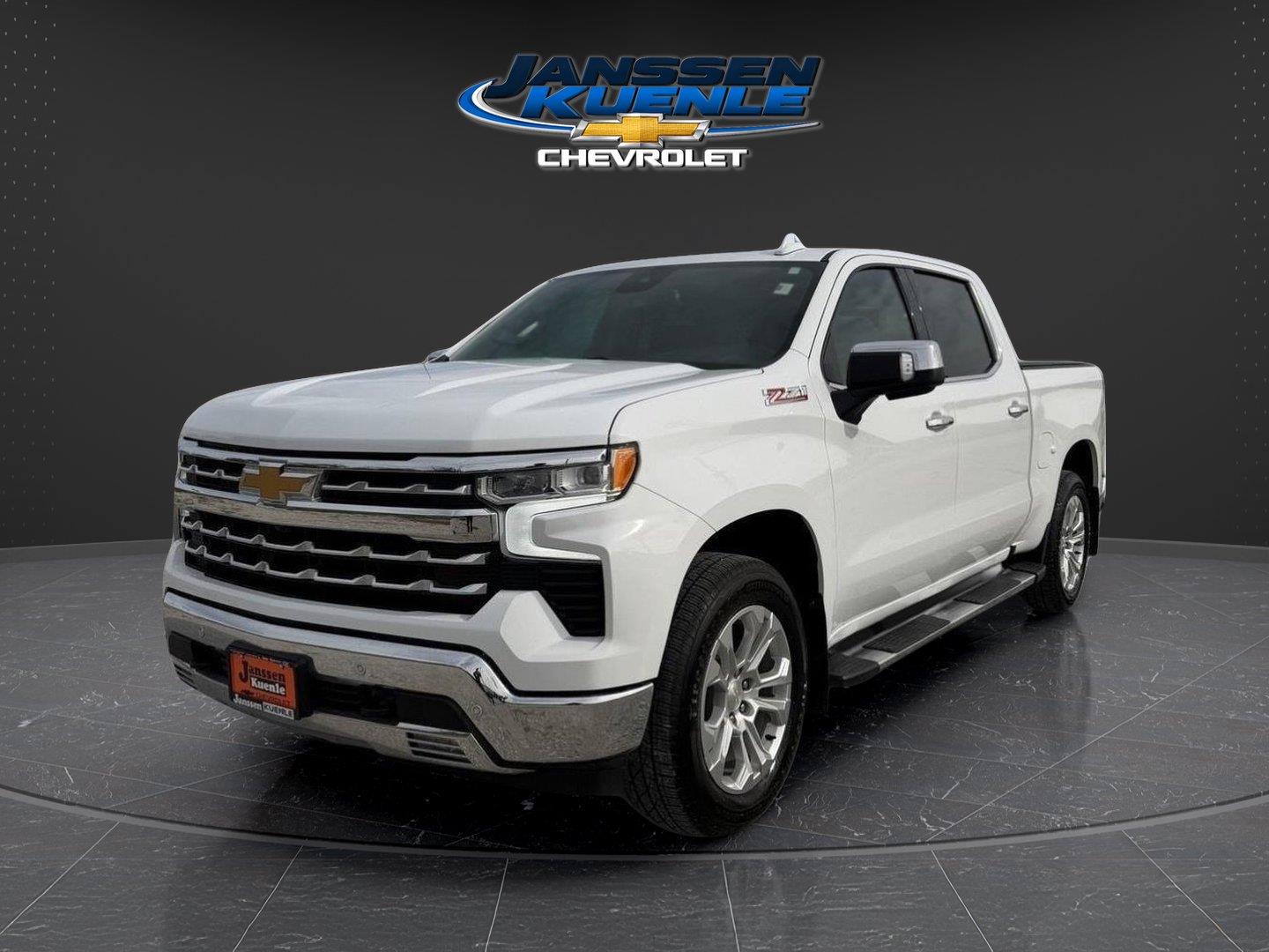 Summit White 2024 Chevrolet Silverado 1500 Pickup Truck Four-Wheel Drive Automatic