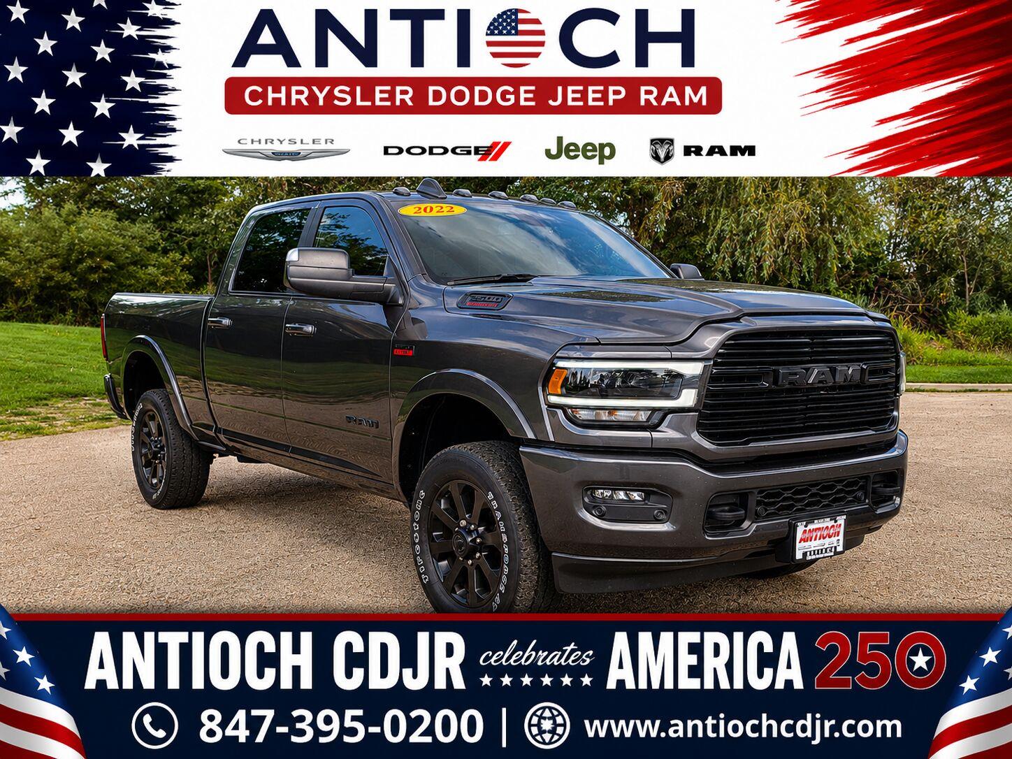 Gray (Granite Crystal Metallic Clearcoat) 2022 RAM 2500 Pickup Truck Four-Wheel Drive 8-Speed Automatic