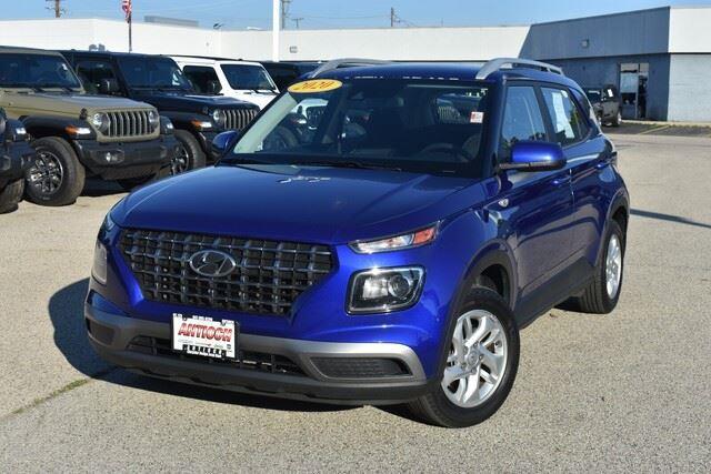 Intense Blue 2020 Hyundai Venue SUV / Crossover Front-Wheel Drive Continuously Variable Transmission