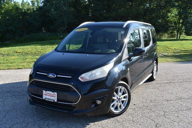 Panther Black Metallic 2014 Ford Transit Connect Van Front-Wheel Drive 6-Speed Automatic