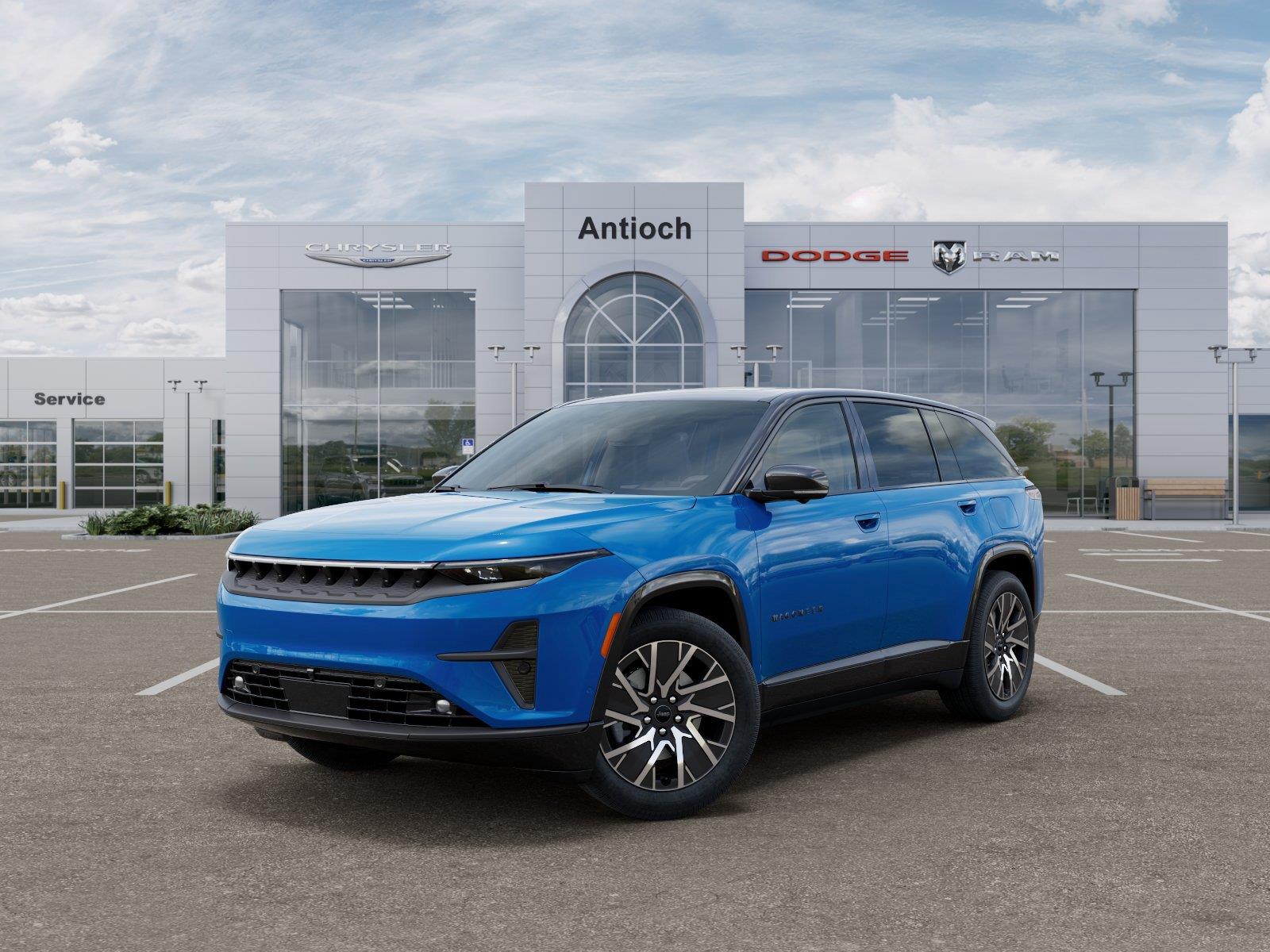 Hydro Blue Pearlcoat 2025 Jeep Wagoneer S SUV / Crossover Four-Wheel Drive 1-Speed Automatic