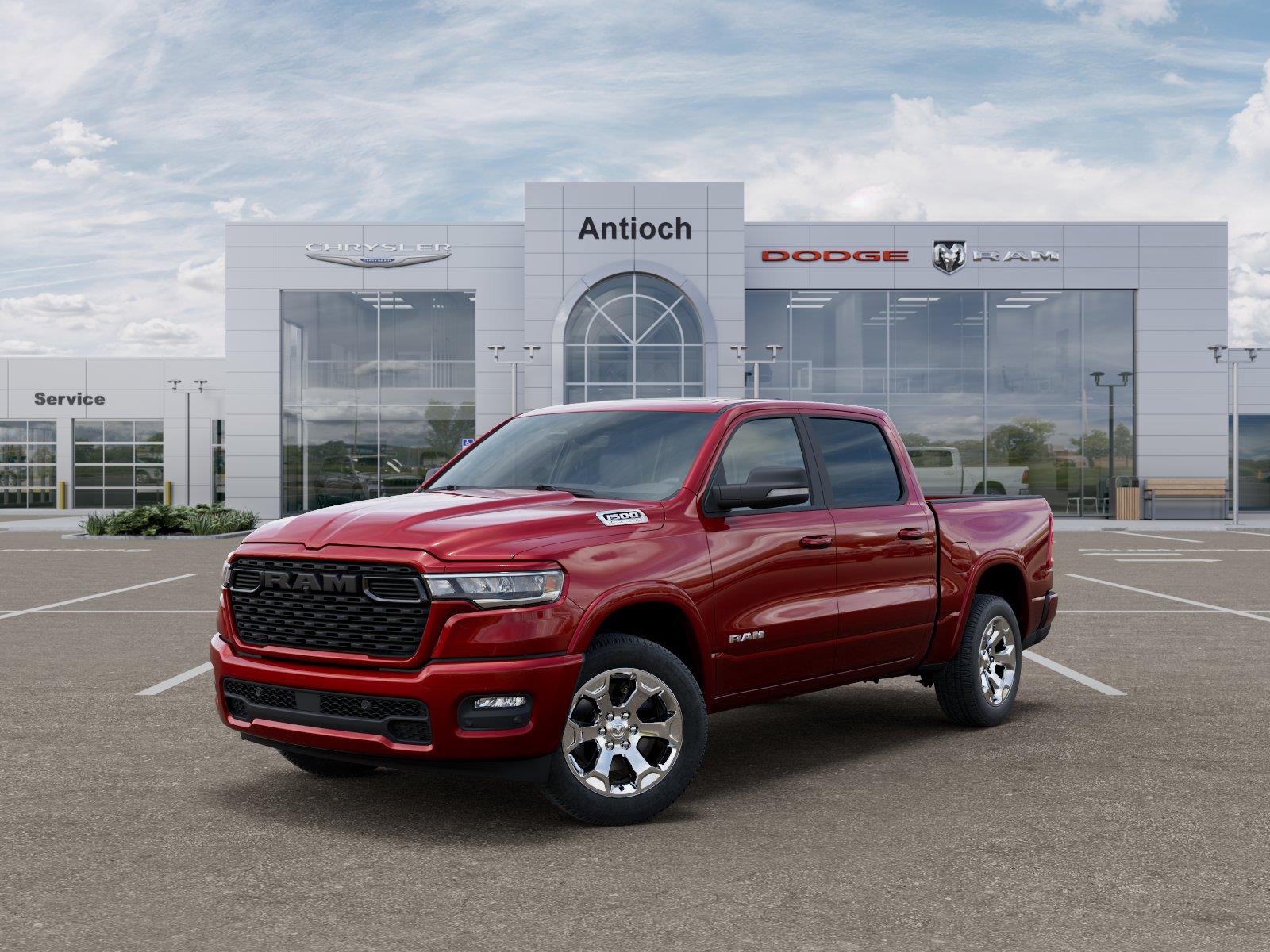 Molten Red Pearlcoat 2026 RAM 1500 Pickup Truck Four-Wheel Drive 8-Speed Automatic