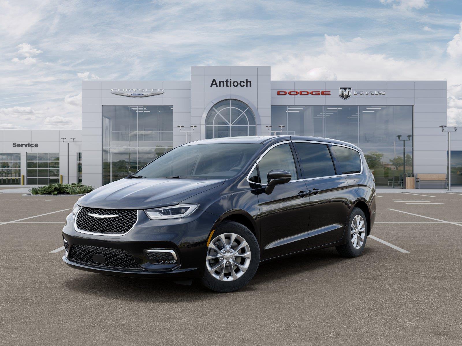 Diamond Black Crystal Pearlcoat 2026 Chrysler Pacifica Minivan All-Wheel Drive 9-Speed Automatic