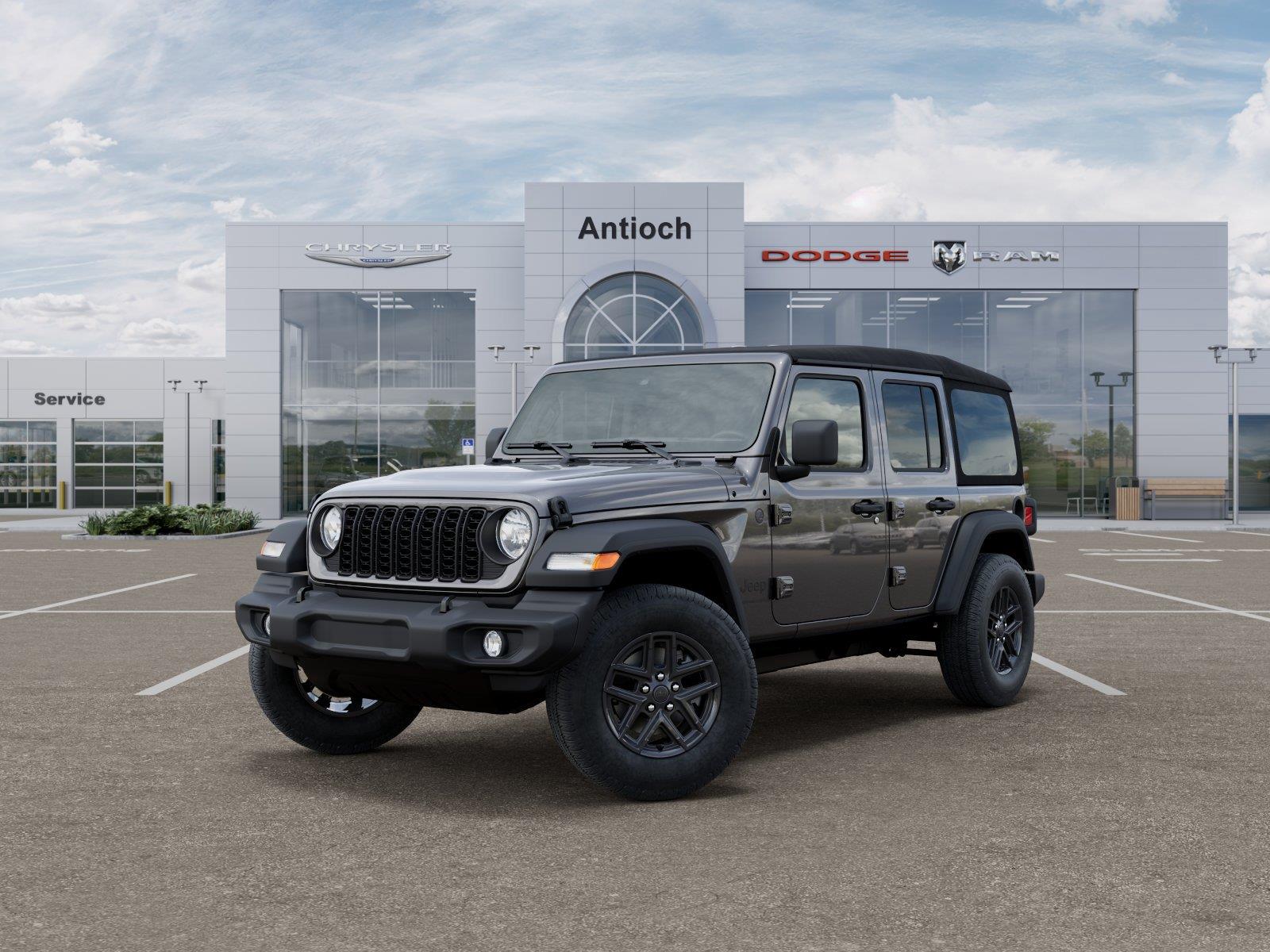 Gray (Granite Crystal Metallic Clearcoat) 2026 Jeep Wrangler SUV / Crossover Four-Wheel Drive 8-Speed Automatic