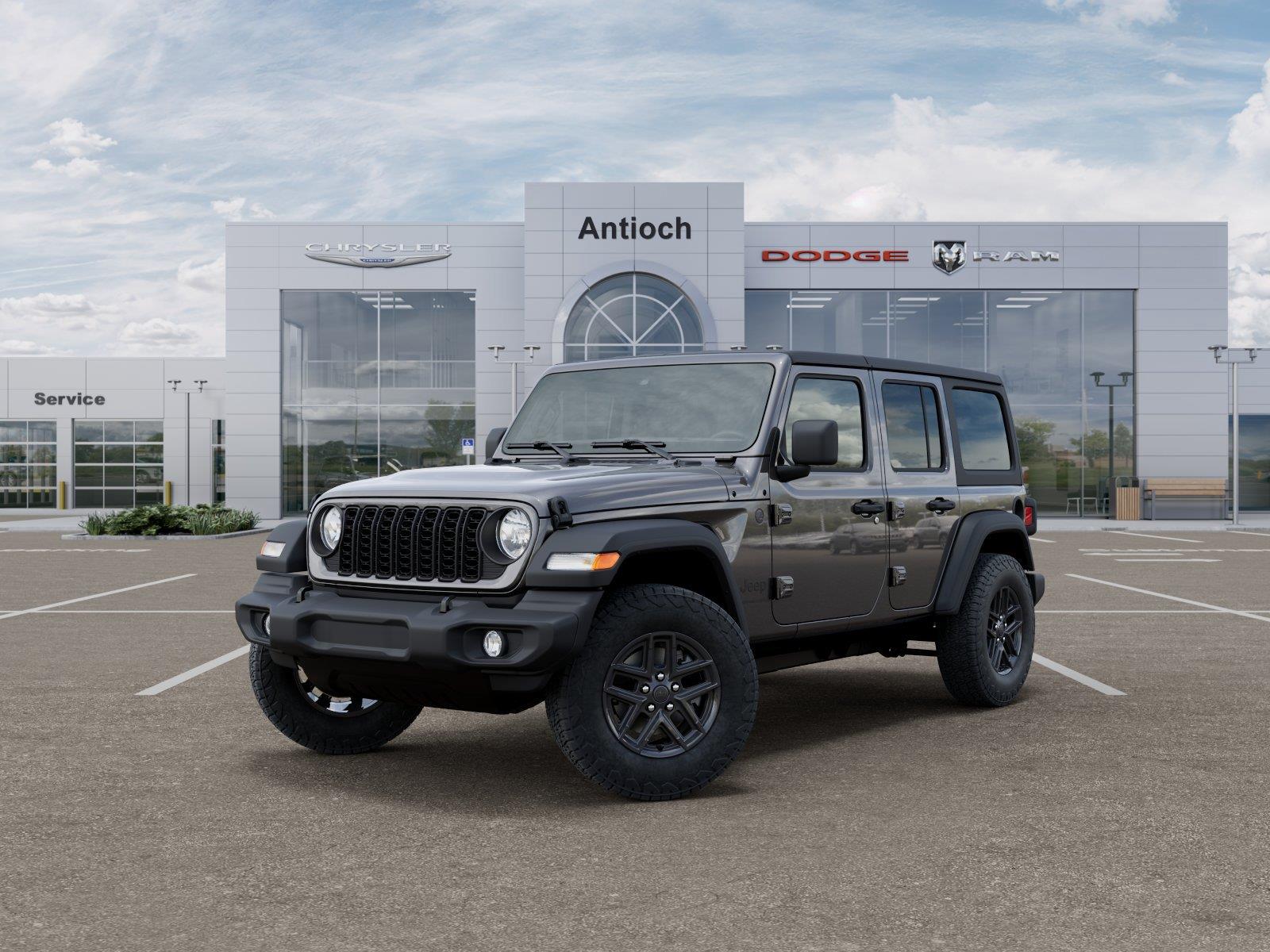 Gray (Granite Crystal Metallic Clearcoat) 2026 Jeep Wrangler SUV / Crossover Four-Wheel Drive 8-Speed Automatic