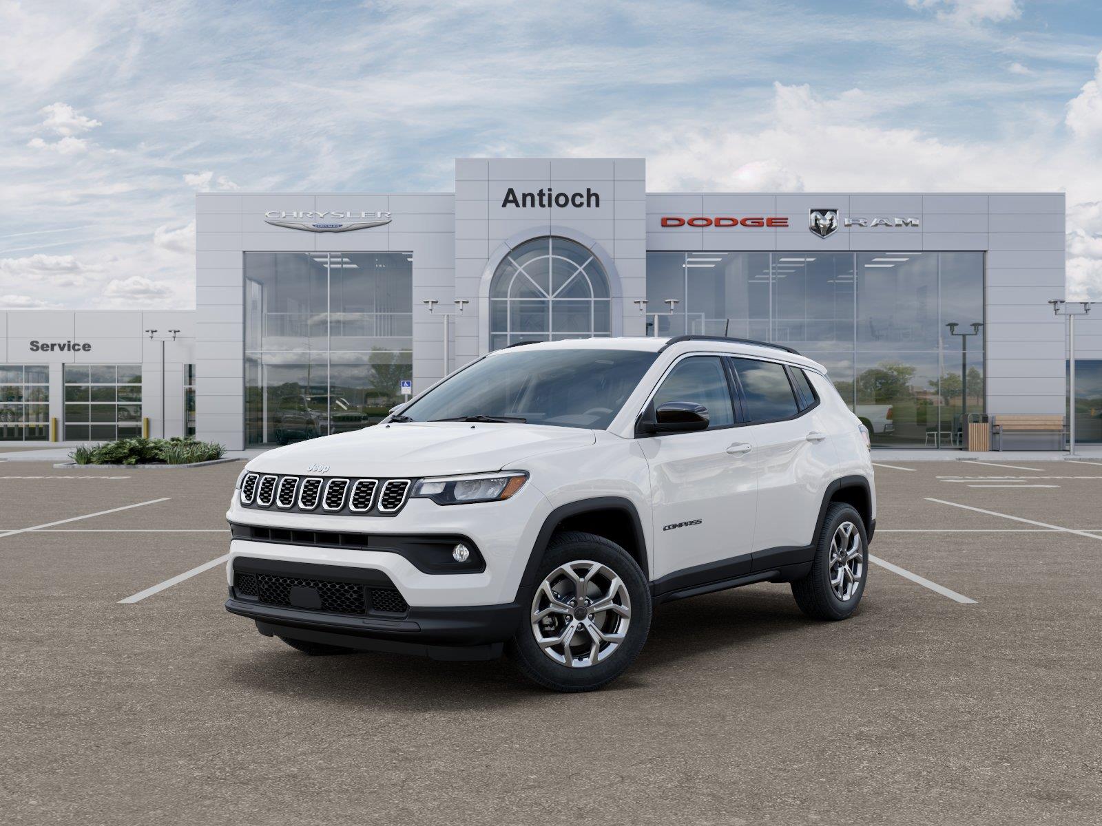 Bright White Clearcoat 2026 Jeep Compass SUV / Crossover Four-Wheel Drive 8-Speed Automatic