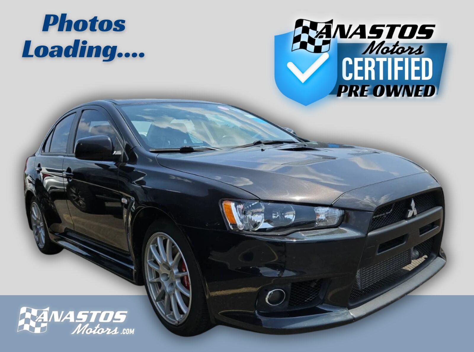 Phantom Black Pearl 2014 Mitsubishi Lancer Evolution Sedan All-Wheel Drive Manual