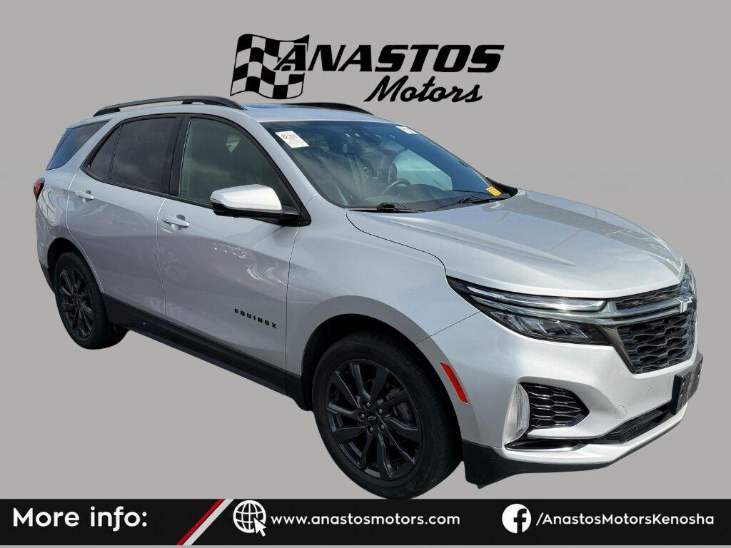 Silver Ice Metallic 2022 Chevrolet Equinox SUV / Crossover Four-Wheel Drive 6-Speed Automatic Overdrive