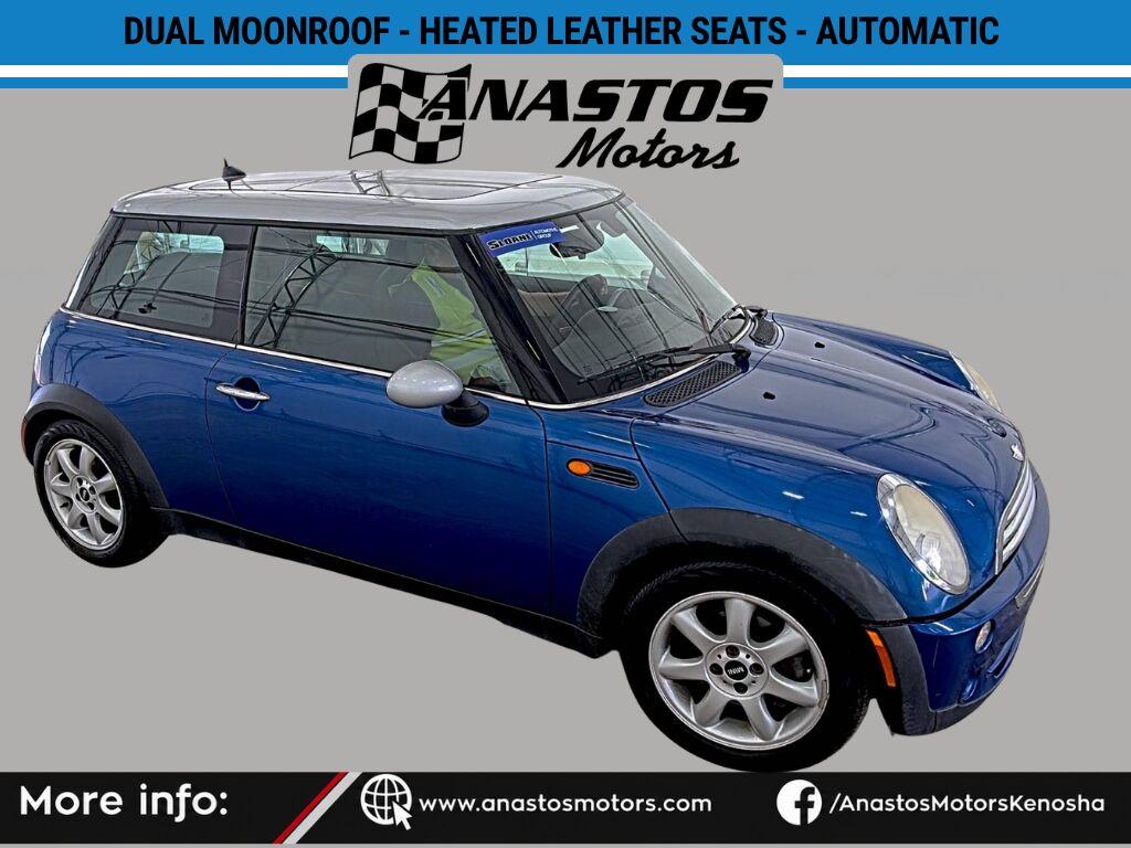 Blue 2006 MINI Cooper Hatchback Front-Wheel Drive 5-Speed Manual