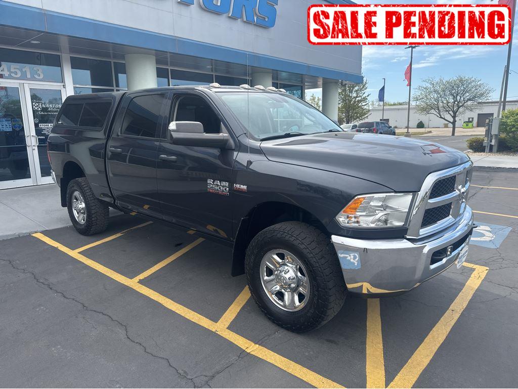 Gray (Maximum Steel Metallic Clearcoat) 2017 RAM 2500 Tradesman Crew Cab 4WD Pickup Truck Four-Wheel Drive 6-Speed Automatic