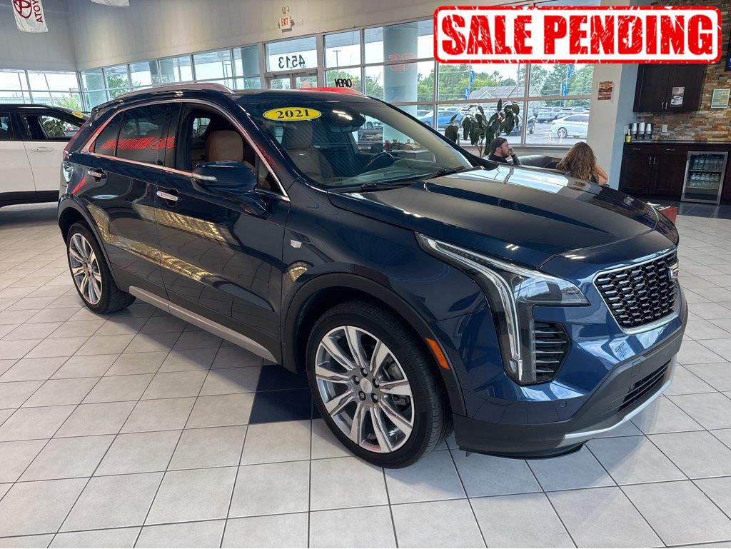 Twilight Blue Metallic 2021 Cadillac XT4 SUV / Crossover Four-Wheel Drive 9-Speed Automatic