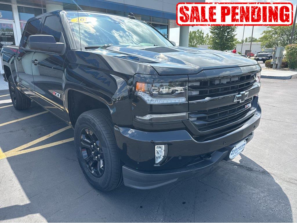 Black 2016 Chevrolet Silverado 1500 Pickup Truck Four-Wheel Drive 8-Speed Automatic