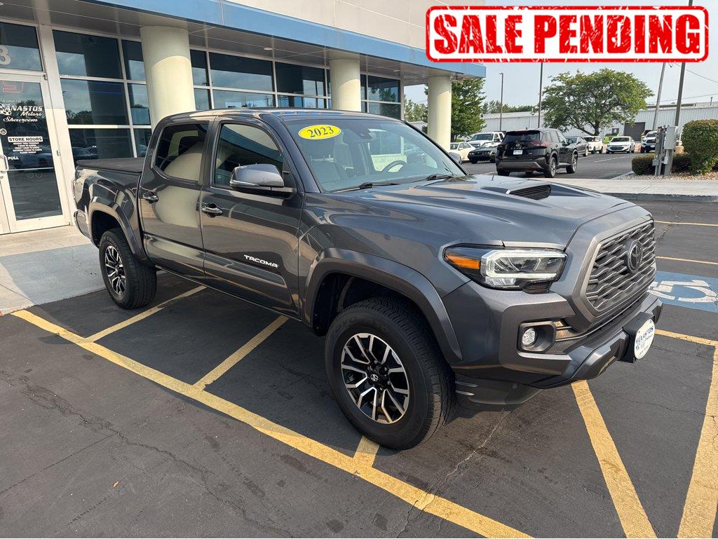 Magnetic Gray Metallic 2023 Toyota Tacoma Pickup Truck Four-Wheel Drive Automatic
