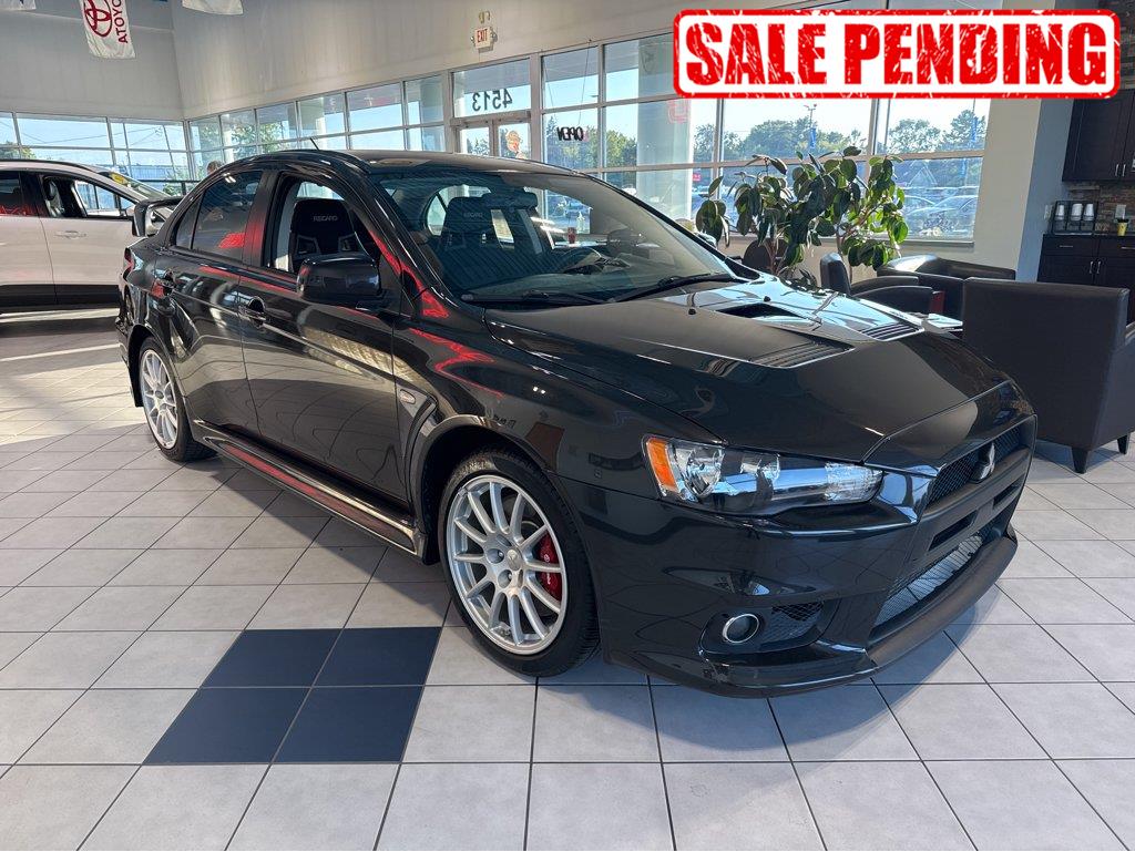 Phantom Black Pearl 2014 Mitsubishi Lancer Evolution Sedan All-Wheel Drive Manual