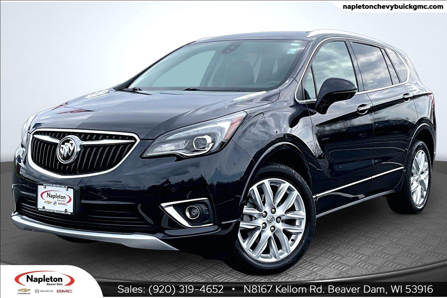 Dark Moon Blue Metallic 2020 Buick Envision Premium AWD SUV / Crossover All-Wheel Drive 9-Speed Automatic