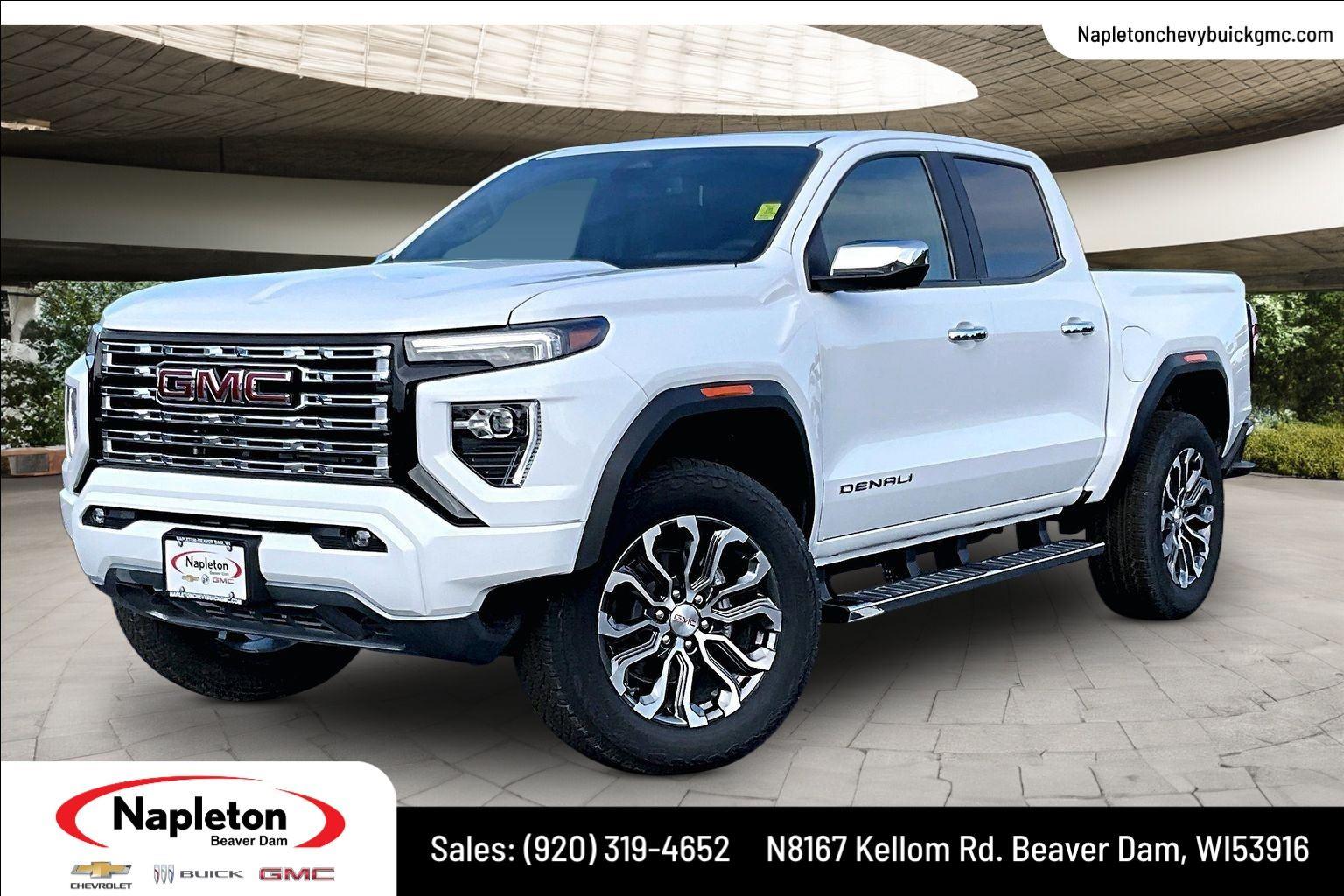 Summit White 2026 GMC Canyon Pickup Truck Four-Wheel Drive 8-Speed Automatic