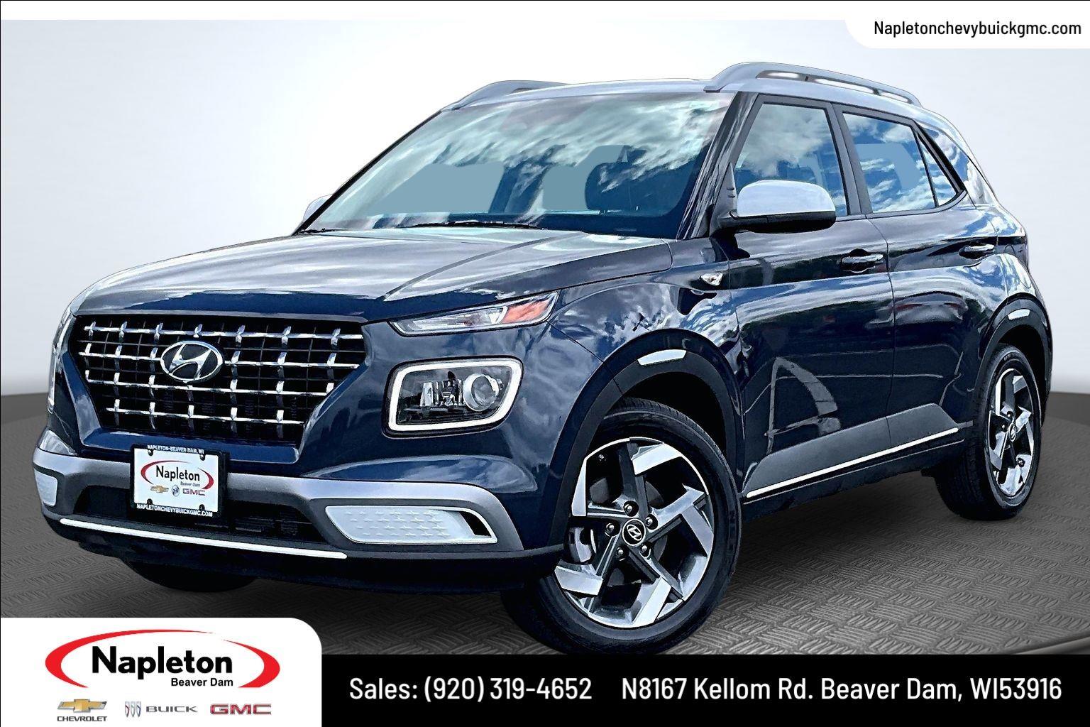 Intense Blue 2024 Hyundai Venue SUV / Crossover Front-Wheel Drive Continuously Variable Transmission
