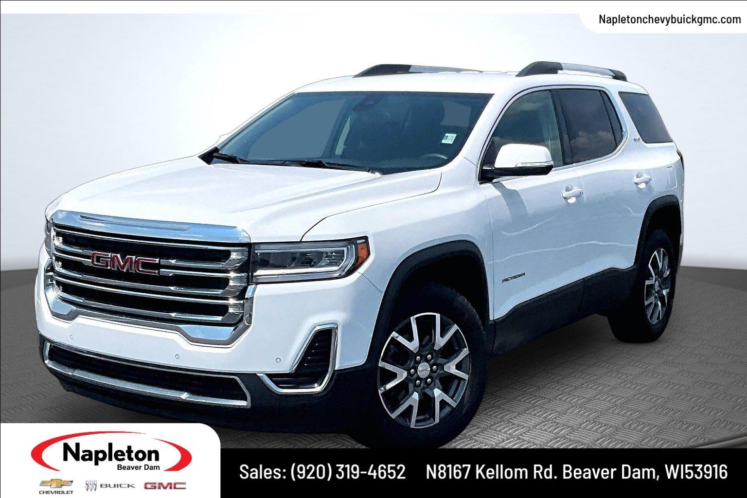 Summit White 2023 GMC Acadia SUV / Crossover Four-Wheel Drive 9-Speed Automatic