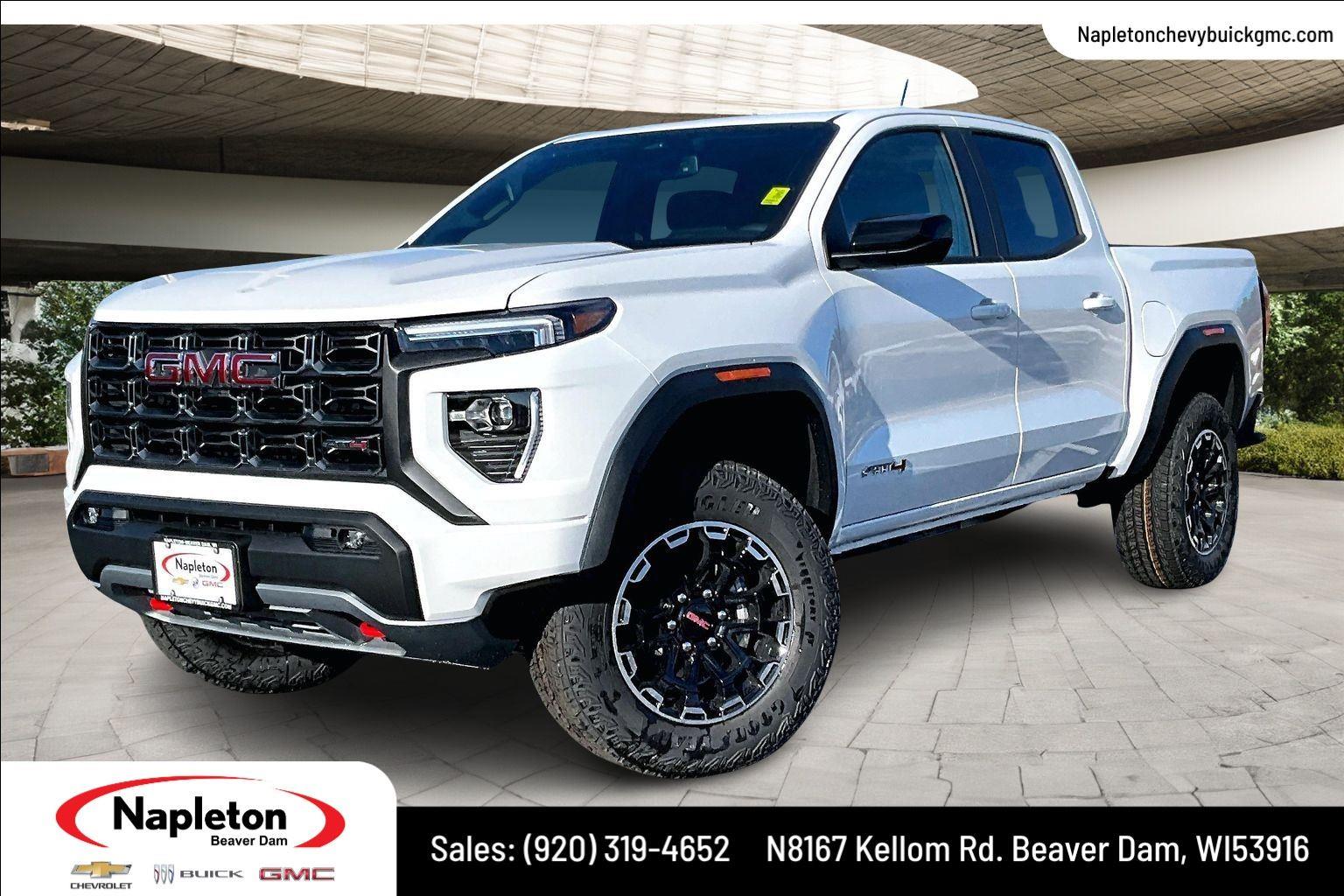 Summit White 2026 GMC Canyon Pickup Truck Four-Wheel Drive 8-Speed Automatic