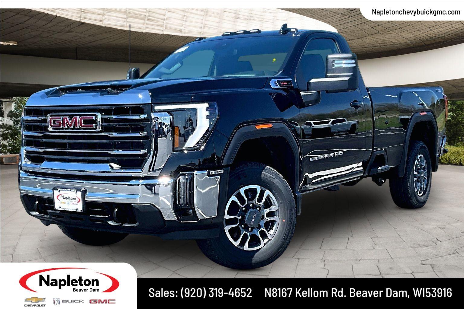 Onyx Black 2026 GMC Sierra 2500HD Pickup Truck Four-Wheel Drive Automatic