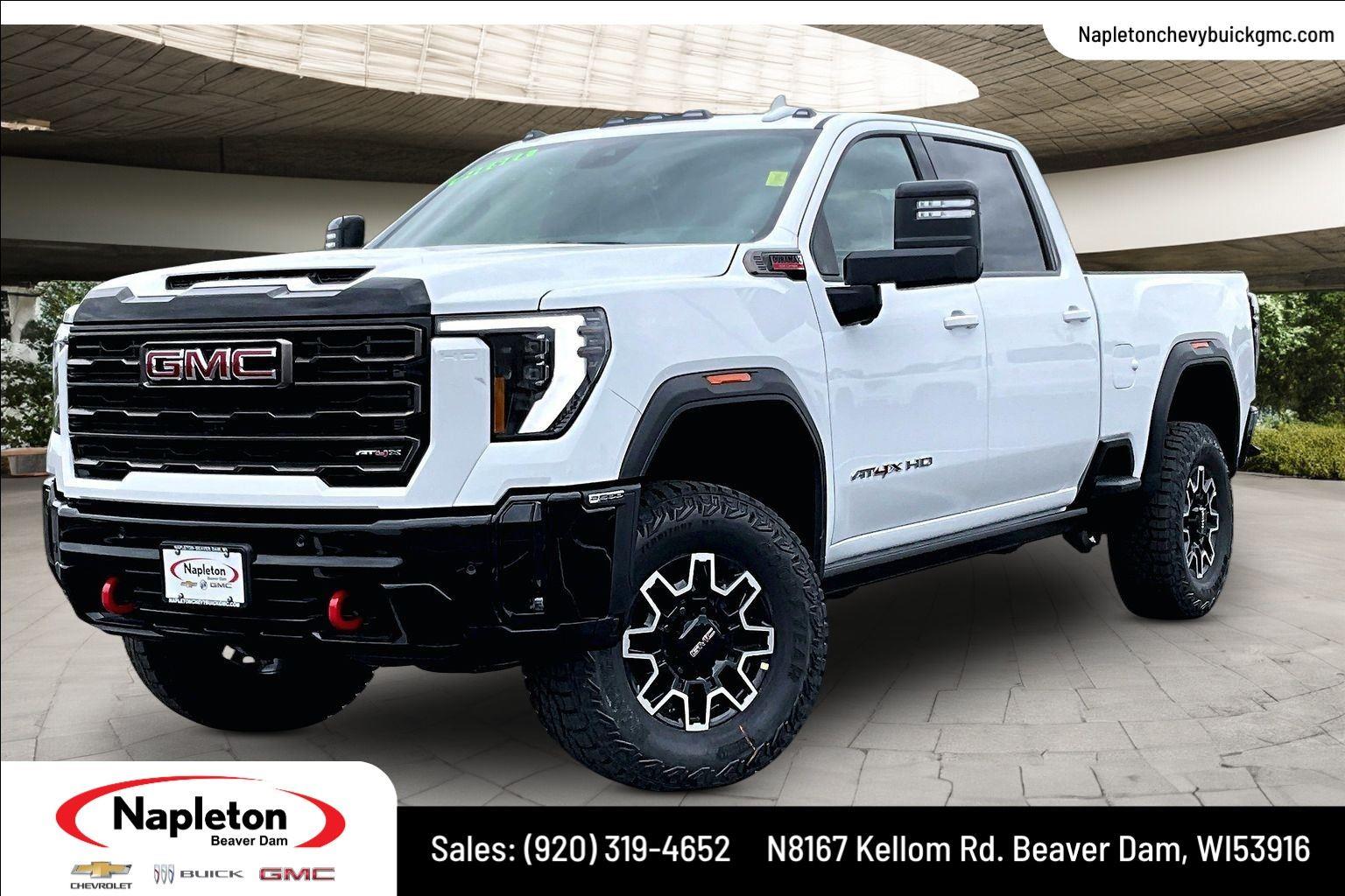 Summit White 2026 GMC Sierra 2500HD Pickup Truck Four-Wheel Drive Automatic