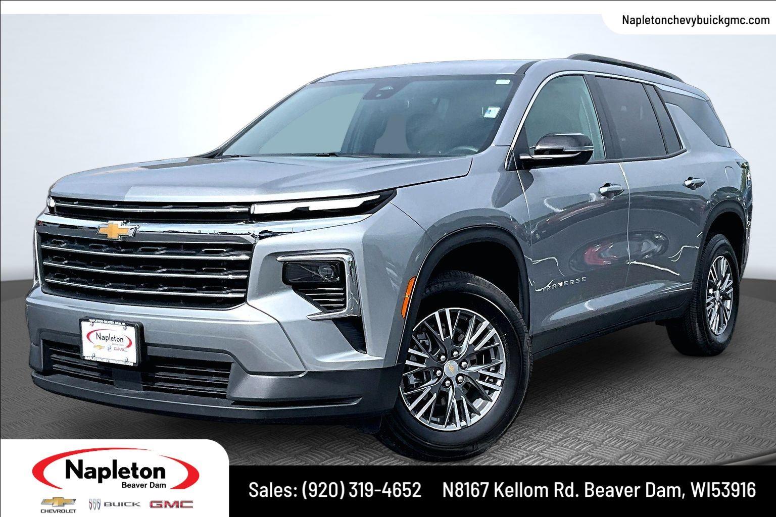 Sterling Gray Metallic 2026 Chevrolet Traverse SUV / Crossover Four-Wheel Drive 8-Speed Automatic