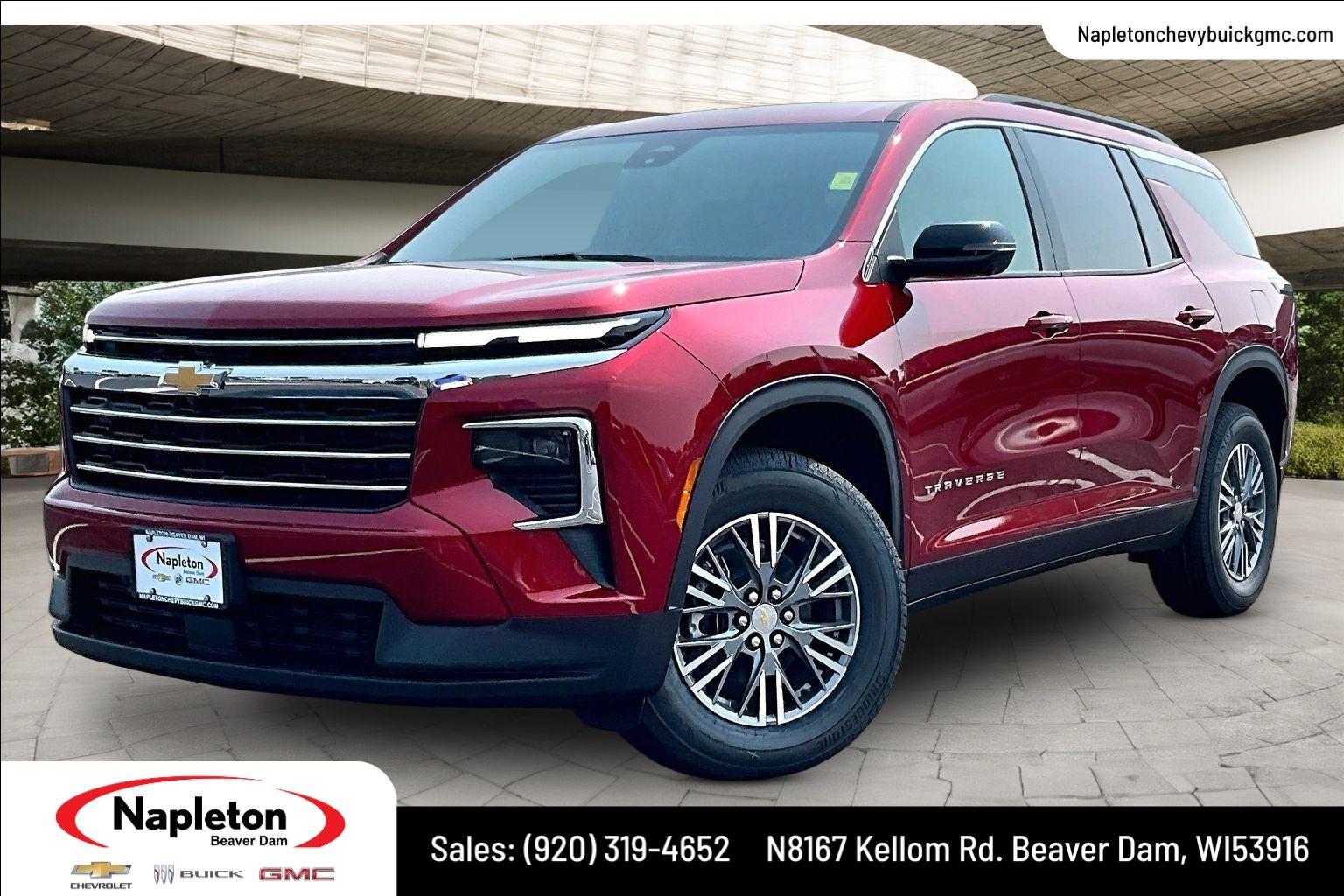 Radiant Red Tintcoat 2026 Chevrolet Traverse SUV / Crossover Front-Wheel Drive 8-Speed Automatic
