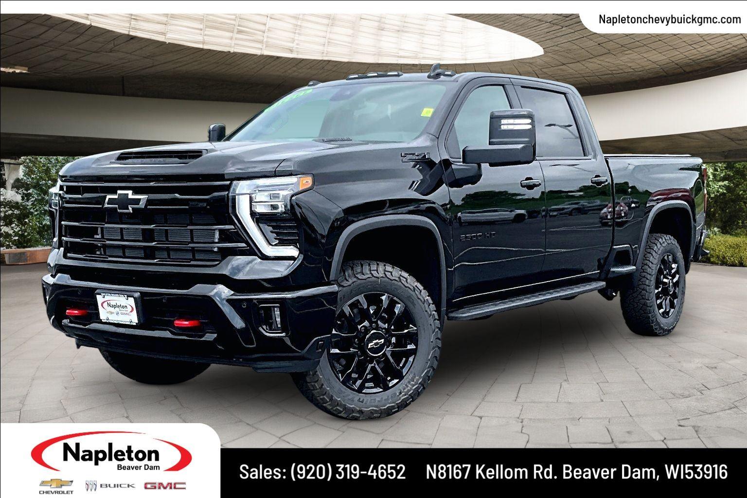 Black 2026 Chevrolet Silverado 2500HD Pickup Truck Four-Wheel Drive Automatic