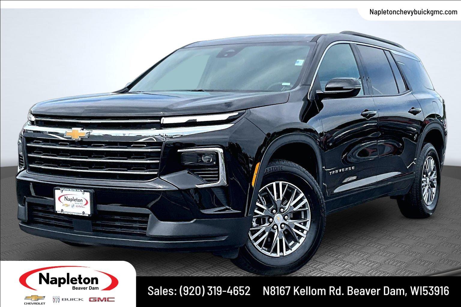Mosaic Black Metallic 2026 Chevrolet Traverse SUV / Crossover Four-Wheel Drive 8-Speed Automatic