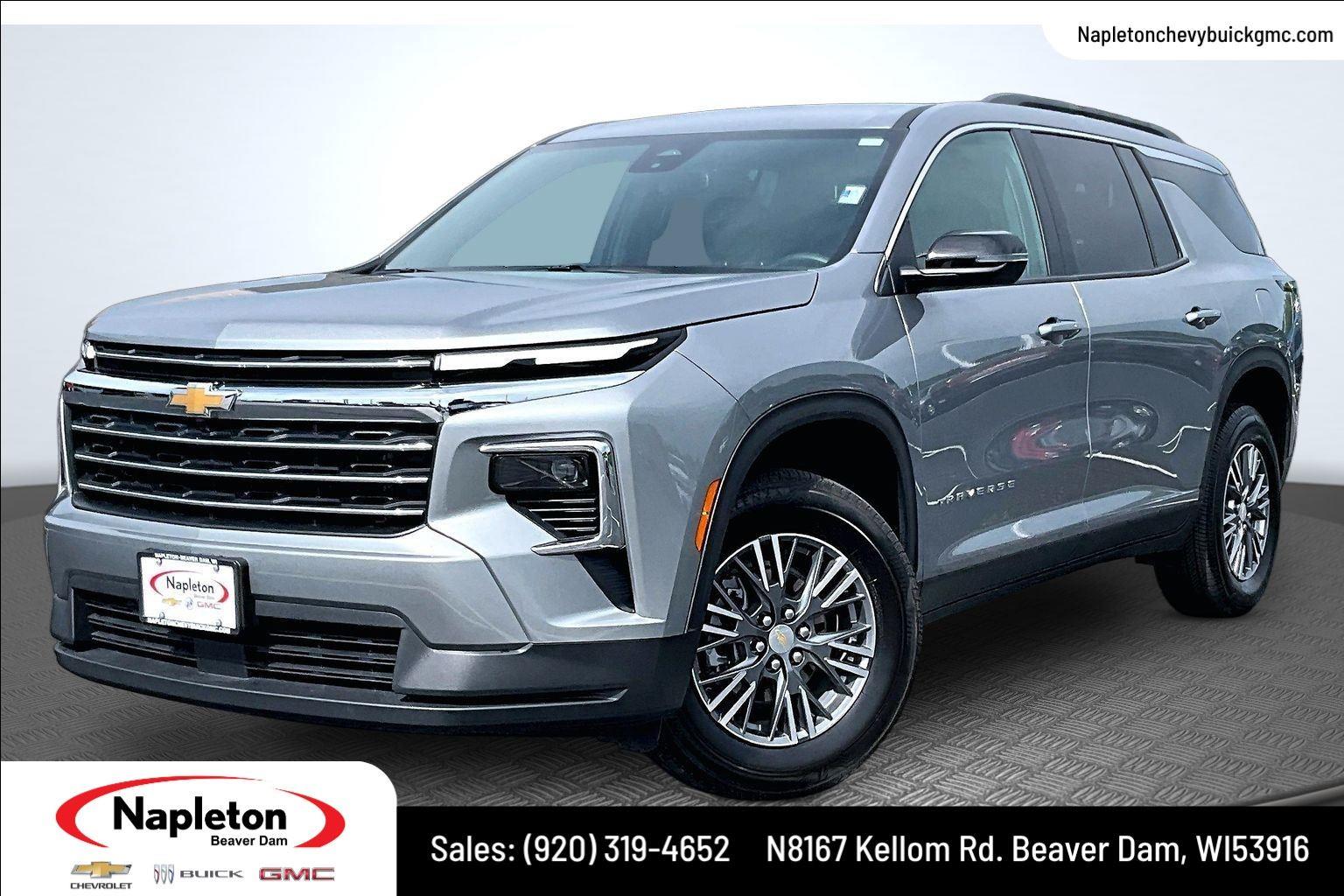 Sterling Gray Metallic 2026 Chevrolet Traverse SUV / Crossover Four-Wheel Drive 8-Speed Automatic