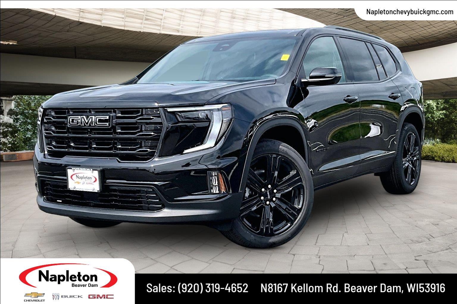 Black (Ebony Twilight Metallic) 2026 GMC Acadia SUV / Crossover Four-Wheel Drive 8-Speed Automatic