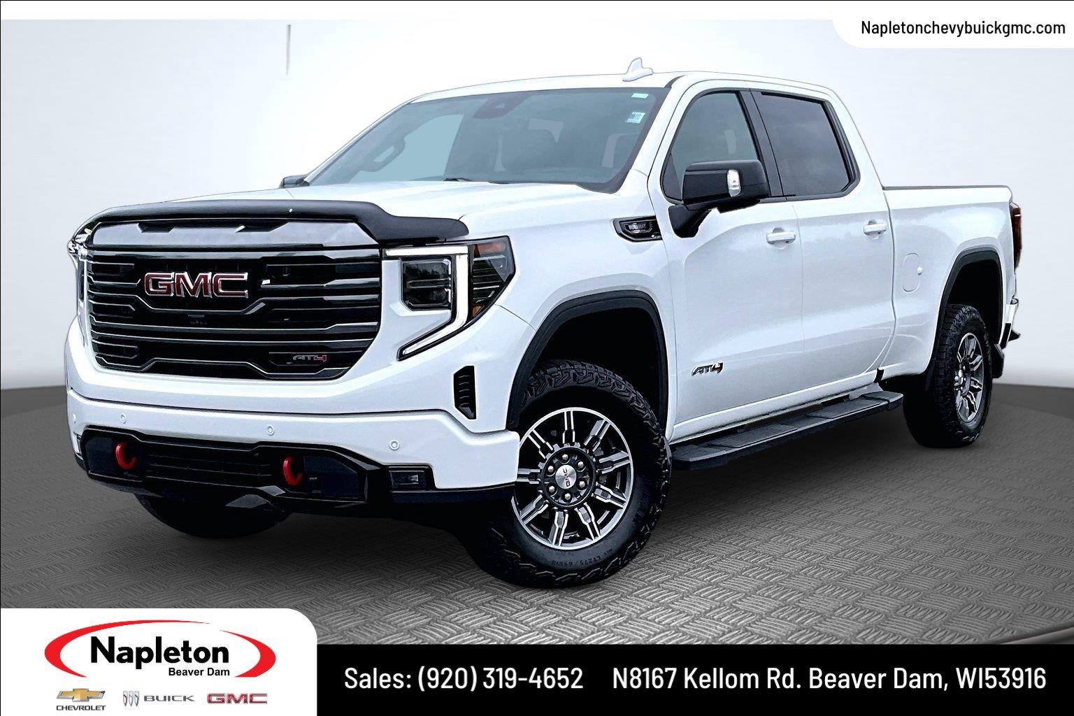 Summit White 2024 GMC Sierra 1500 Pickup Truck Four-Wheel Drive Automatic