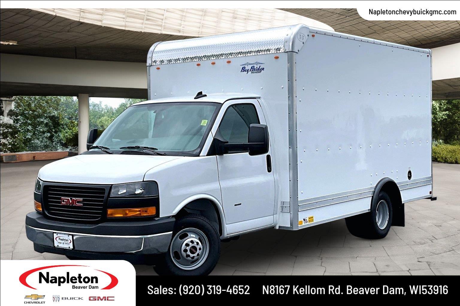 Summit White 2026 GMC Savana Chassis Van Rear-Wheel Drive 8-Speed Automatic